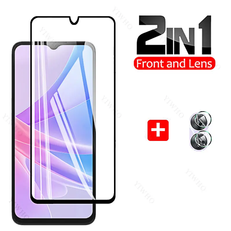 6-in-1 Tempered Glass Phone Case with Camera Protector