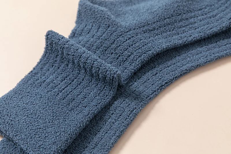 Neue dicke warme Winter-Damensocken, Paare, Herrensocken, Korallensamt, weich, bequem, 7 Farben, freie Größe 37–43, 1 Paar – Detail 21