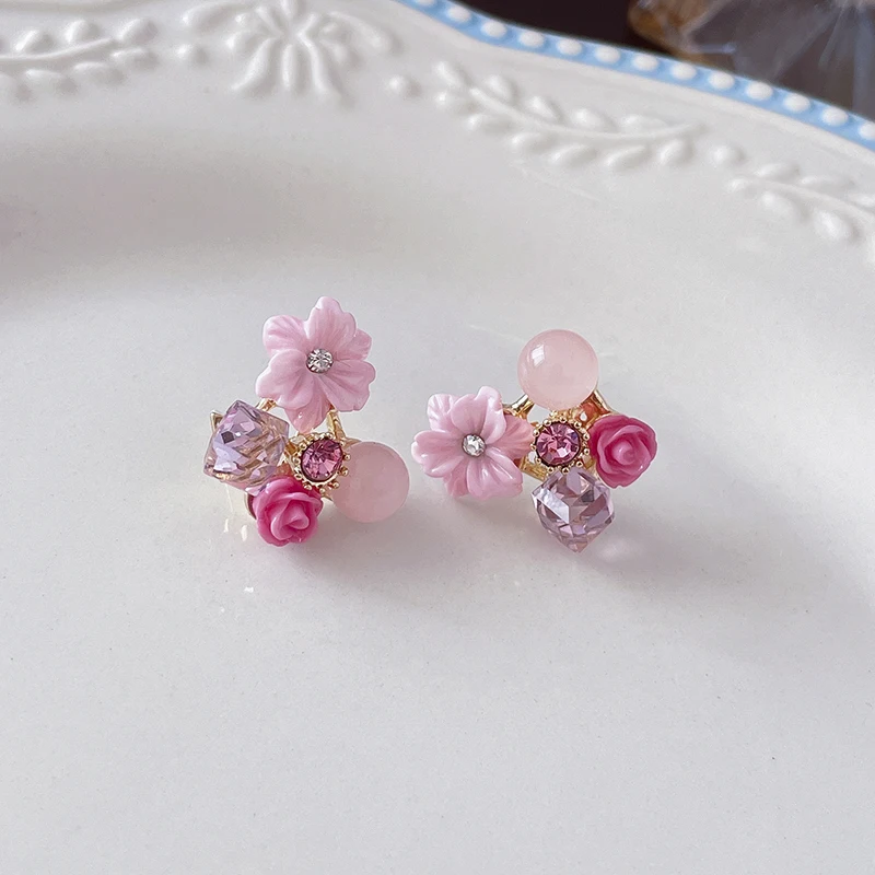 Elegant Styling of Flower Earrings for Parties