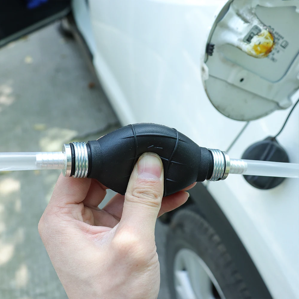 Fuel Pump Transfer Pump 6mm/8mm/10mm/12mm Manual Rubber Aluminum Hand Primer Liquid Transfer
