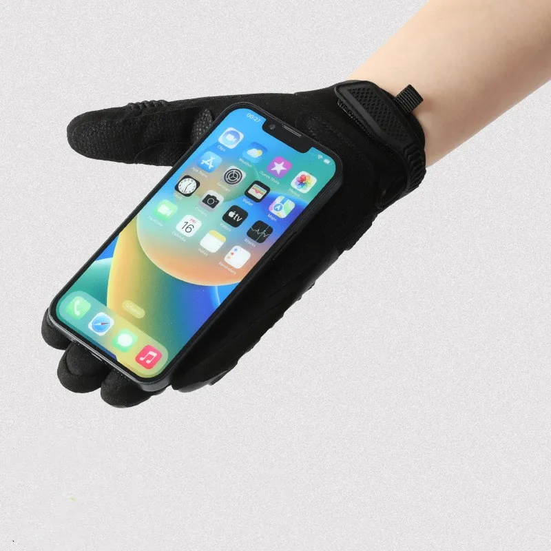Outdoor Cycling Gloves Motorcycle Training Sport Climbing Shooting Hunting Riding Cycling Full Finger Anti-Skid Mittens 3