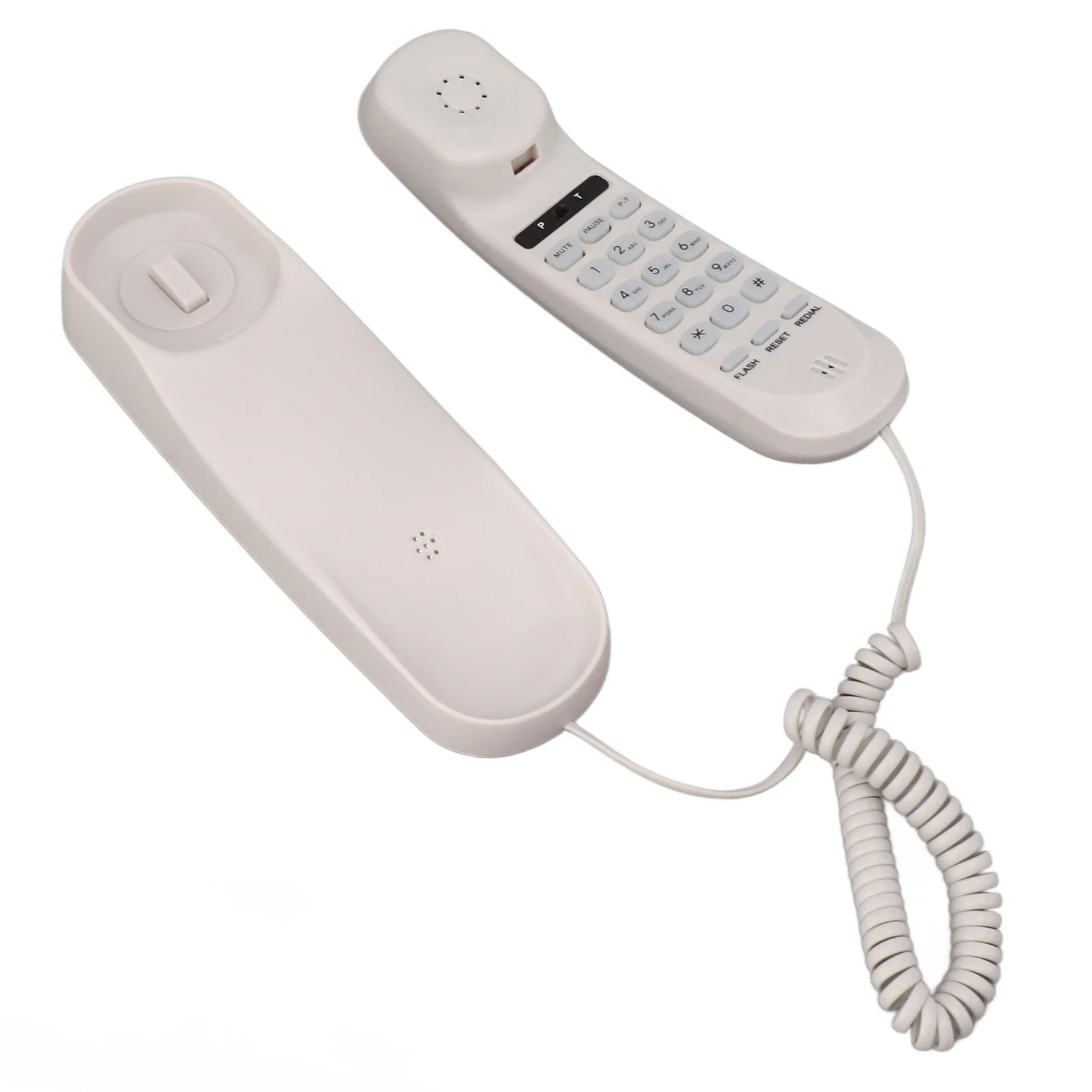 Desktop Corded Phone Multifunctional Clear Sound Adjustable Volume Wall Mountable Landline Telephone for Home Hotel Office