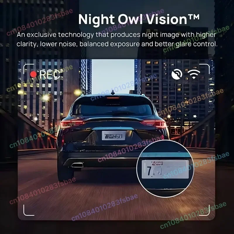 X200 카메라 24시간 주차 모니터링 EMMC 저장장치 AI 블랙박스 360 ° 풀 뷰X200 360도 풀 뷰 내장 GPS ADAS 차량용 DVR
