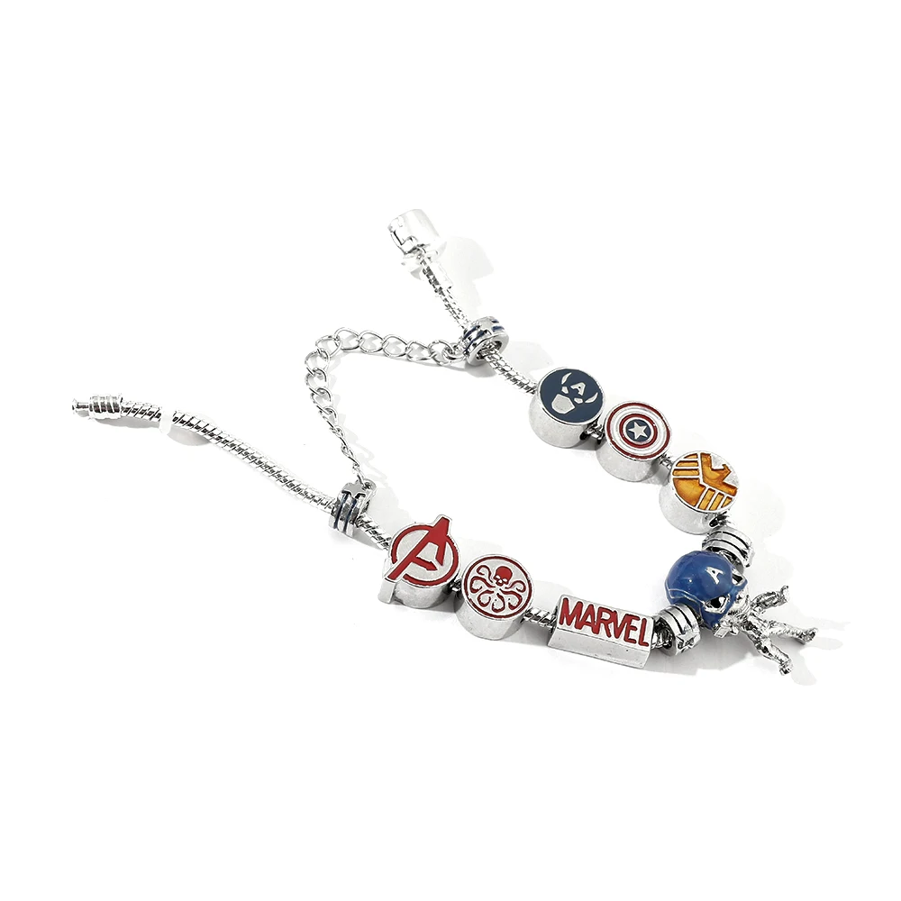 アベンジャーズ　アイアンマン　着用　ブレスレット 男性用メタルブレスレット,スーパーヒーロー,アベンジャーズ