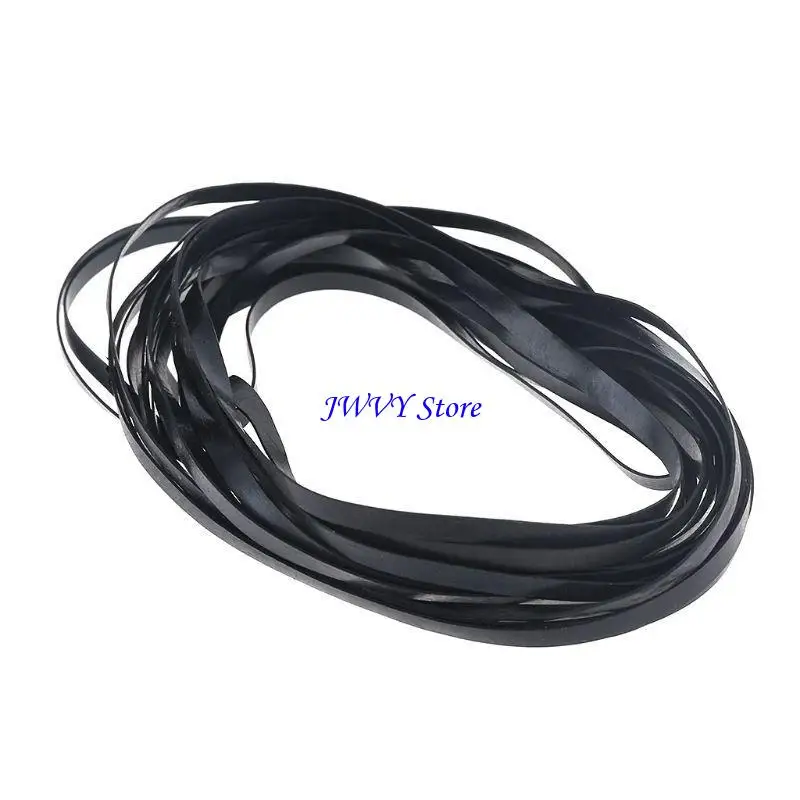 573A 플랫 드라이브 벨트 턴테이블 고무 벨트 비닐 레코드 플레이어 포노 110-145mm 플랫 드라이브 벨트 고무 벨트
