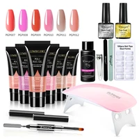 15ml Nail Gel Kit For Quick Extension Nail Art Polymer Gel Nail Tools Finger Extension Acrylic Solution Gel Polish Nail Art Kit 1