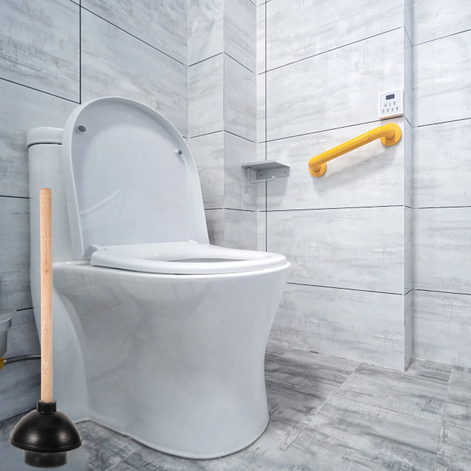 

Bathroom Plunger Household Bathroom Plunger Convenient Cleaning Plunger for Bathroom