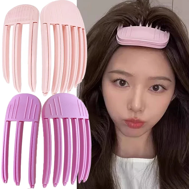 Hairs Roots Clips No Heat High Hairs Curler Styling Fluffiness Volume 3/6Teeth Wind Sculpting Comb hair styling tool,hair curling tools