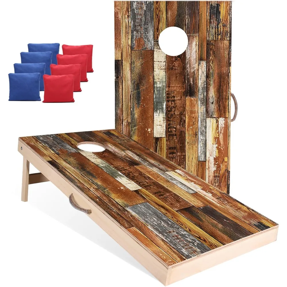 Solid Wood Vintage Cornhole Game Set 1
