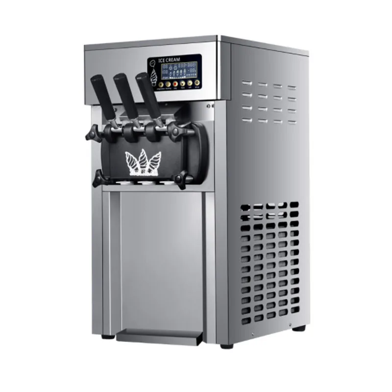 

Ice Cream Machine Commercial Three Flavors Desktop Small Soft By Air Large Capacity Sundae Cone Maker