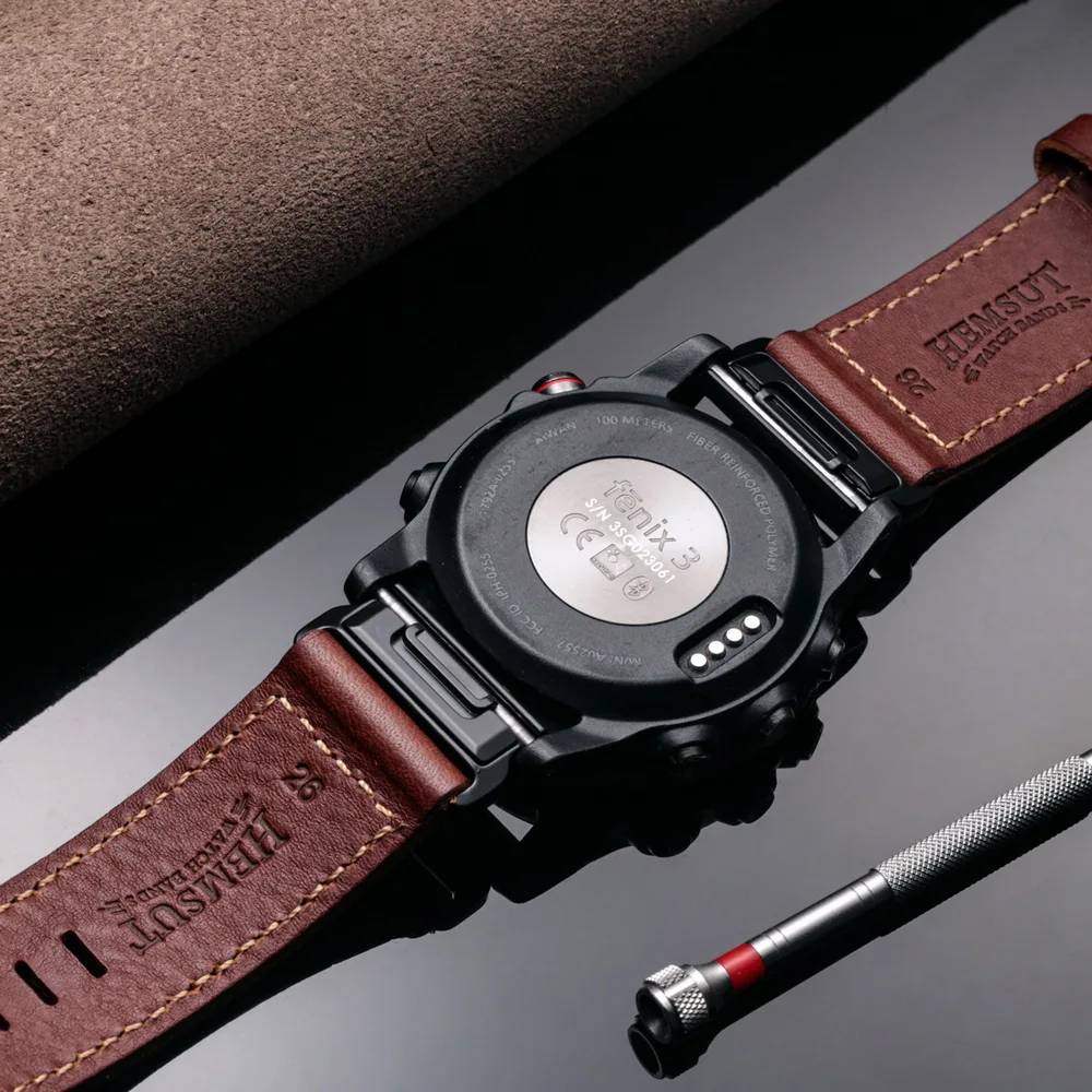 Elevate Leather Watch Band - Premium Quickfit Strap in Multiple Sizes