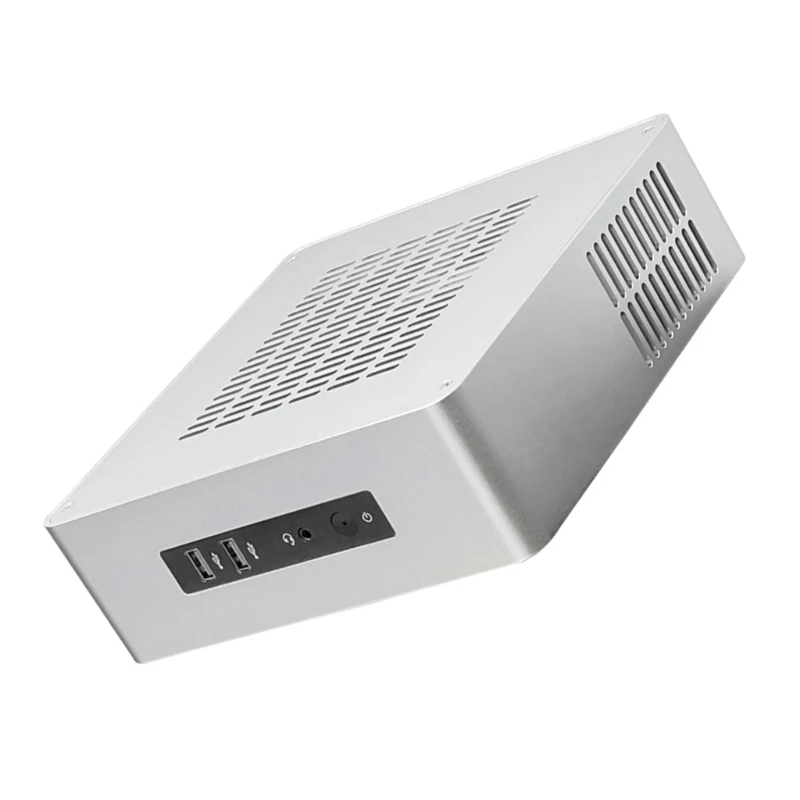 TA65 Mini ITX Computer Case Chassis HTPC Host Case USB ITX Enclosure PC Computer Chassis Desktop Box Easy to Install
