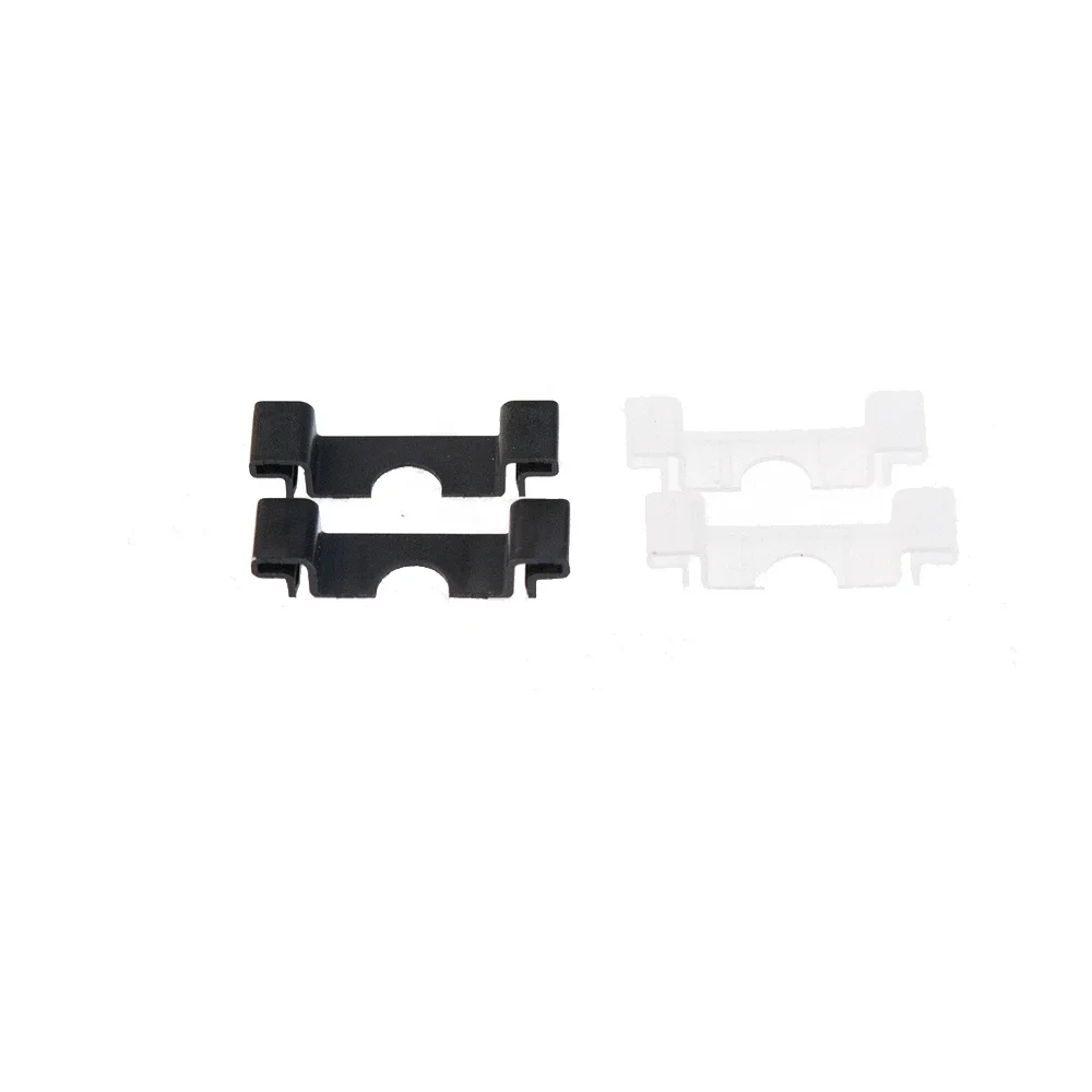 2 Pcs NS 35-HT Din Rail 7.5 Thickness End Cap Protector Clear Black For Din Rail Only End Caps