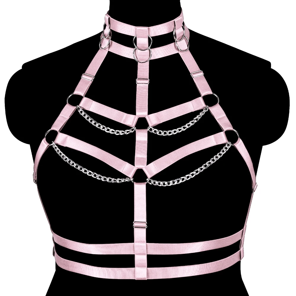 Harness Plus Size Women Bralette Sexy Garters Harajuku Bondage Busty