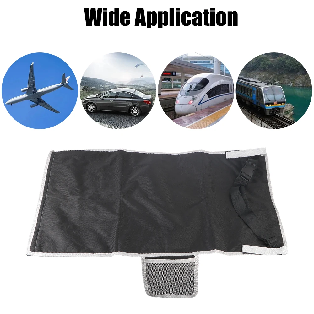 Airplane Foot Rest Airplane Seat Extender Waterproof Cushion Car Seat Cover Extender Foot Leg Rest Airplane Footrest Baby Bed Kids Hammocks