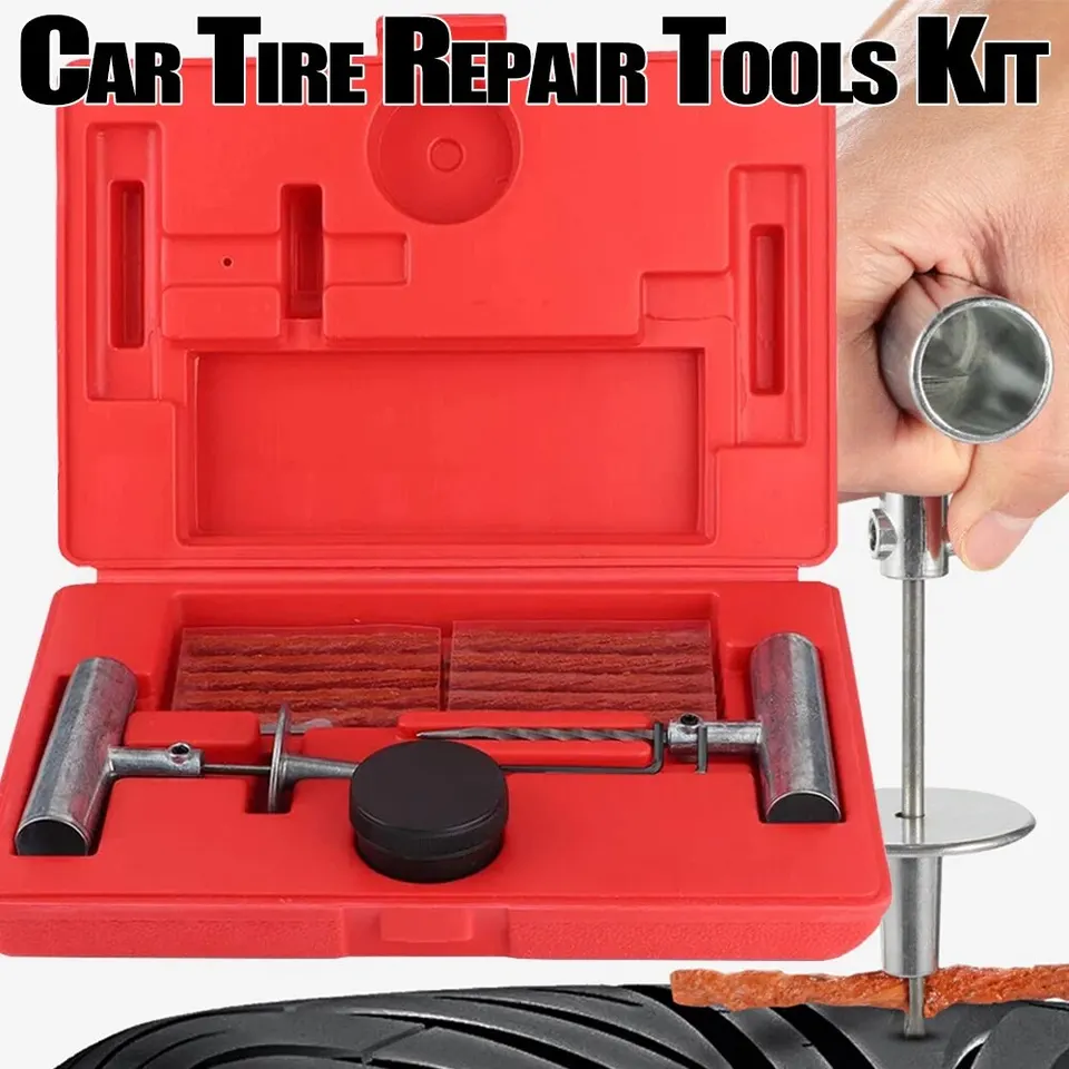 CCIYU 57-Piece Tire Repair Plug Kit – DIY Fix For Car, Truck, Motorcycle Flat Tires 4 thumbnail image