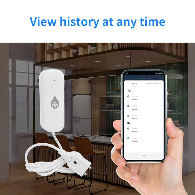 WiFi/Zigbee Water Leakage Sensor Home Alarm System Security Protection Water Overflow Level Detector Flooding Sensor 5