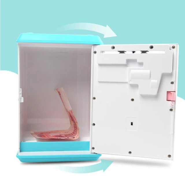 ParentChild Money Bank MultiAccount Setup Financial Management Toy Safe Fingerprint Unlock for 5+ Year Olds 3