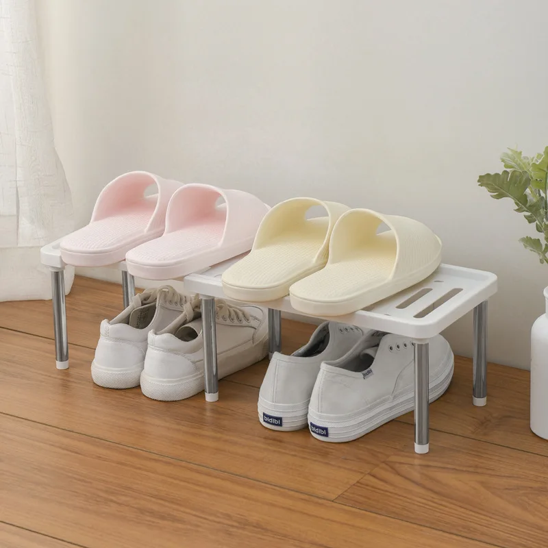 Stainless Steel Storage Shelf Shoe Rack Cabinet Holders Home