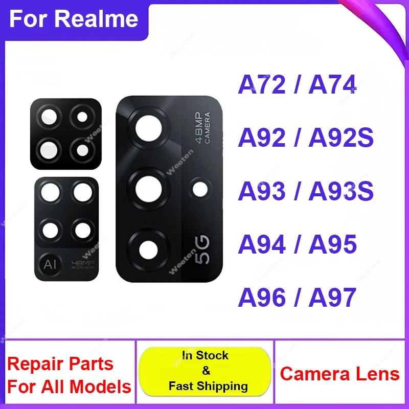 Premium Rear Camera Glass Lens Replacement - Back Camera Lens Repair Spare Parts