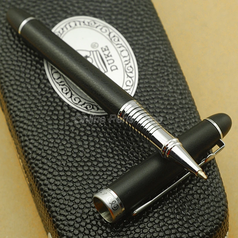 Duke High-End Black And Silver Roller Ball Pen DR508