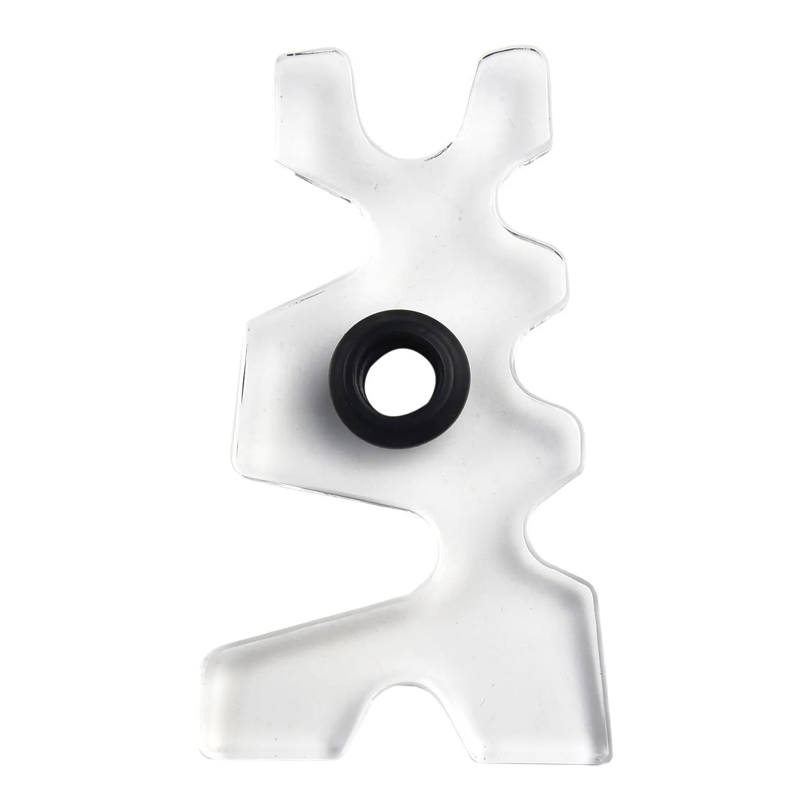 Billiard Shaft Billiard Bridge Stick Transparent Billiard Cue Bridge Rest Clear Pool Snooker Cue Head Holder Adjustable Height Rubber Grommets