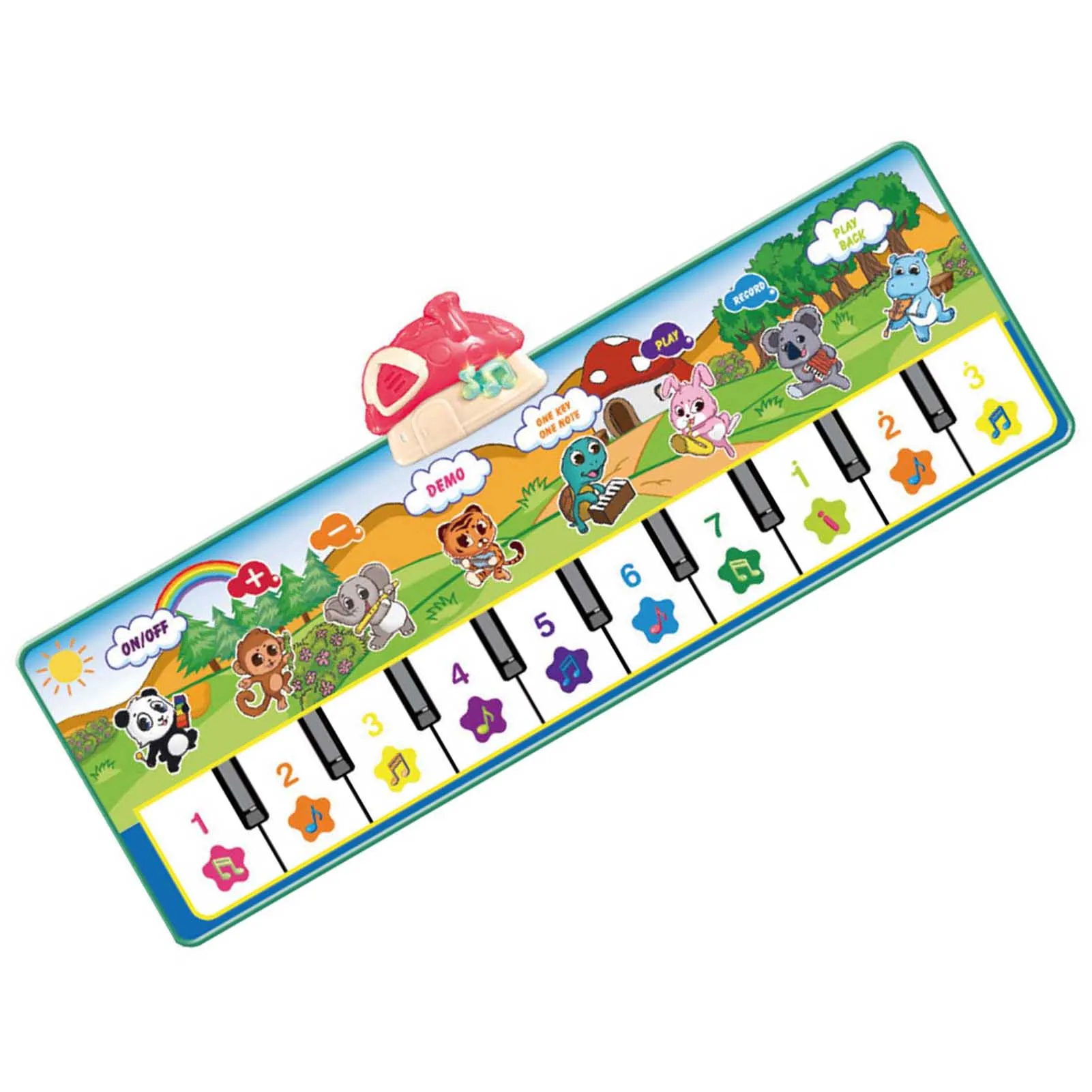 

Детский музыкальный игровой коврик с клавиатурой пианино, забавная электронная клавиатура пианино, музыкальный танцевальный коврик для малышей, подарки на Рождество и день рождения
