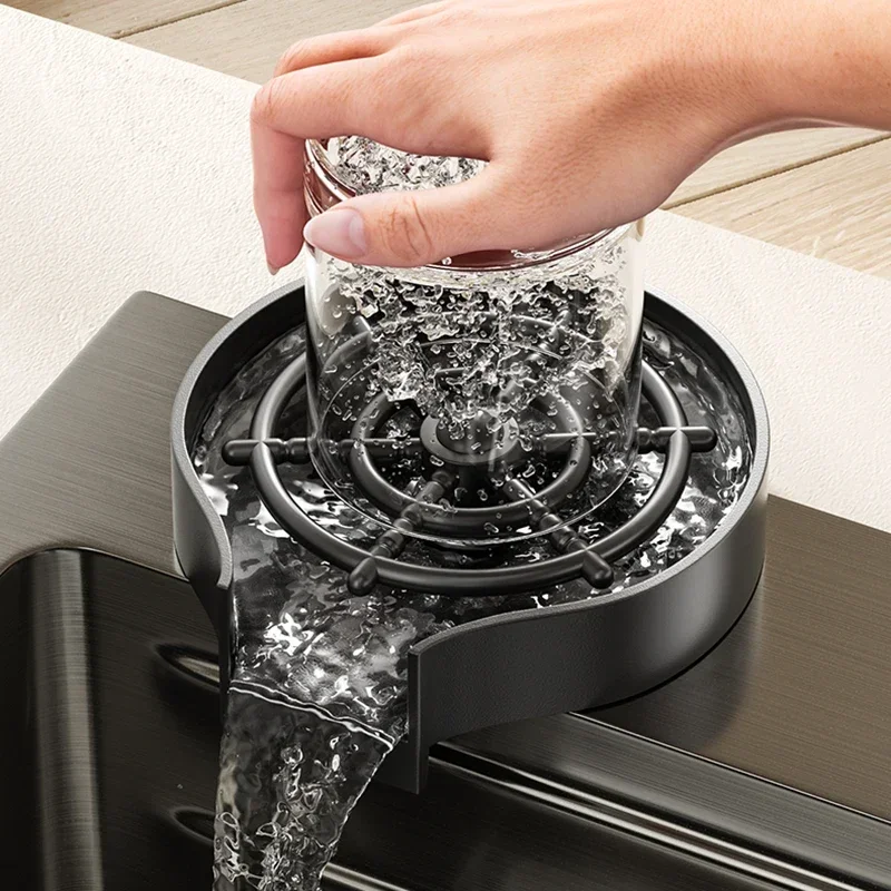 Kitchen Accessories Digital Waterfall Sink Kitchen Sink Stainless Steel Dishwashing Basin Multi-Function Large Single Tank 4
