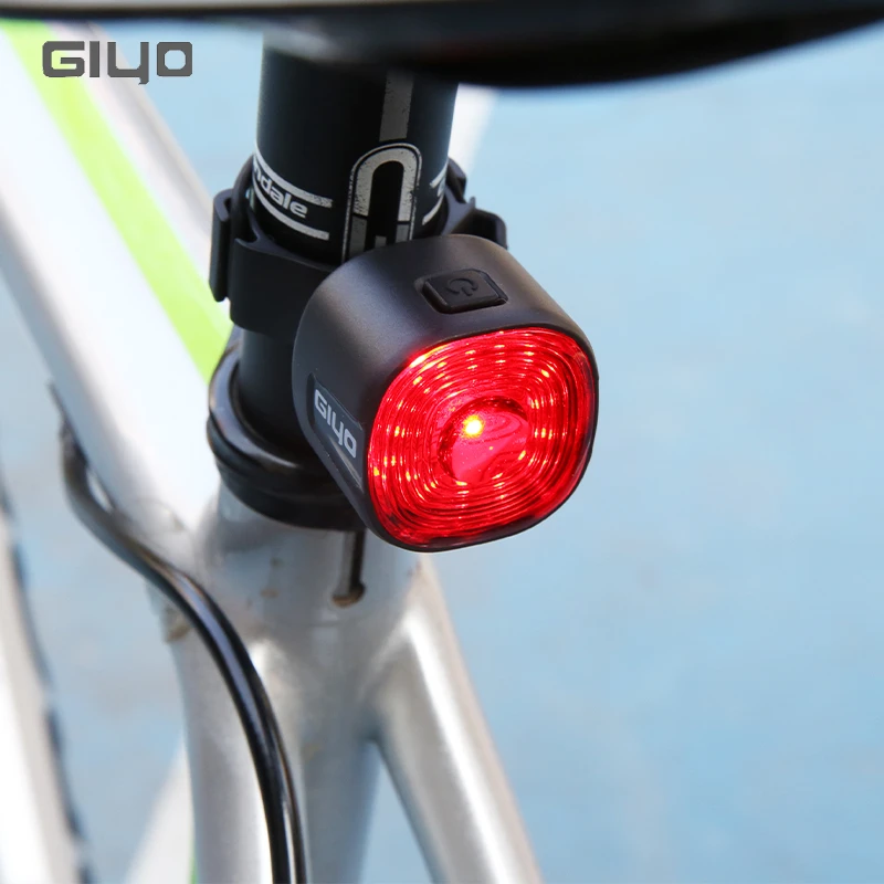 GIYO Bicycle Smart Taillight Rechargeable 6 Modes Waterproof LED GL09S