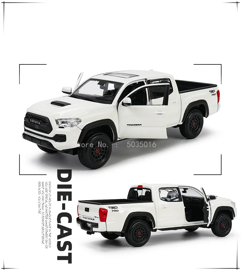 マイスト 1/27 トヨタ タコマ TRD プロ ホワイト/レッド/ブラック マイスト 1/27 トヨタ タコマ TRD プロ ホワイト/レッド/ブラック
