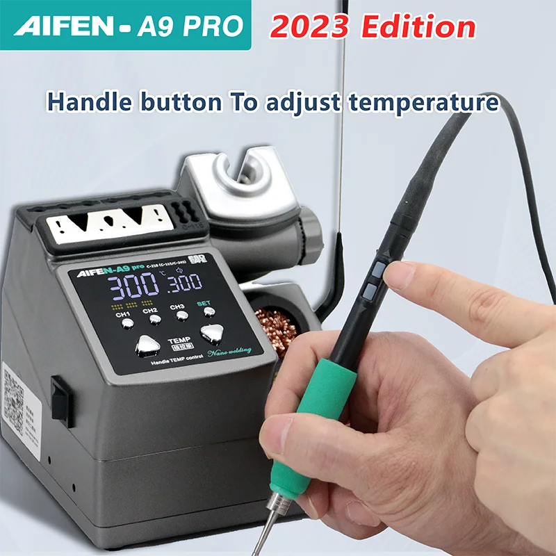 AIFEN A9PRO Soldering Station Compatible SUGON Soldering Iron Tip 210/245/115 Handle Control Temperature Welding Rework Station 5