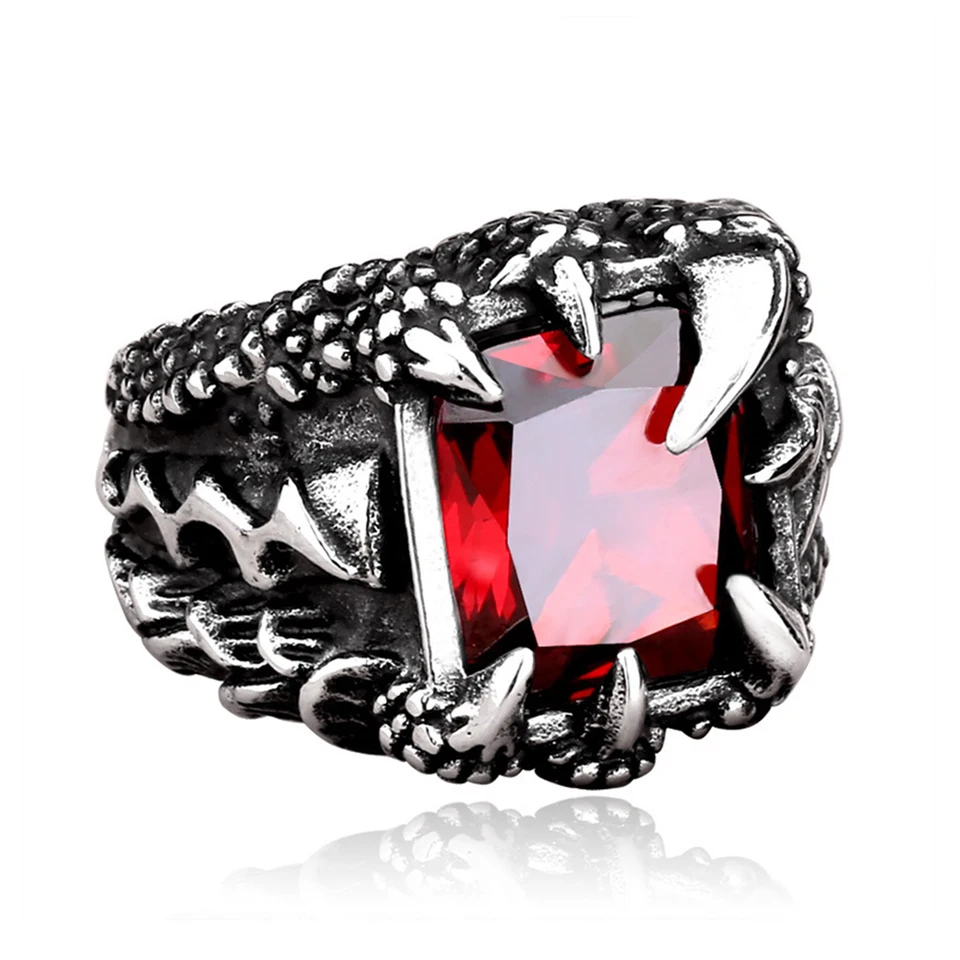 Anello serpente uomo signore gotico gioielli vintage animale moda personalità acciaio inossidabile anello oro | IT