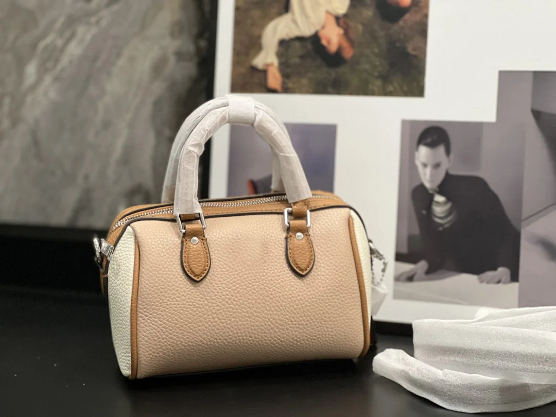 

8583Color Block Mini Crossbody Tote 85