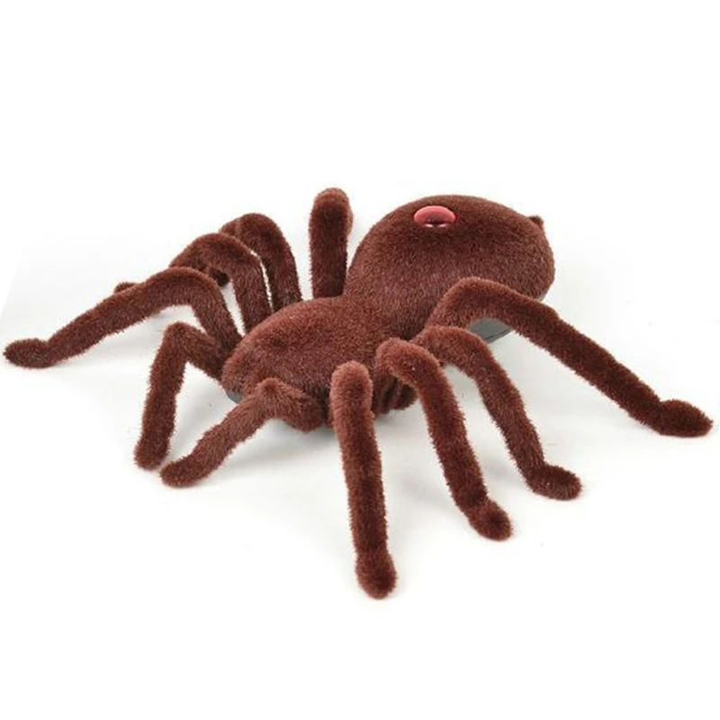 2024 New Kid Gift Remote Control Scary Creepy Soft Plush Tarantula Toy 3