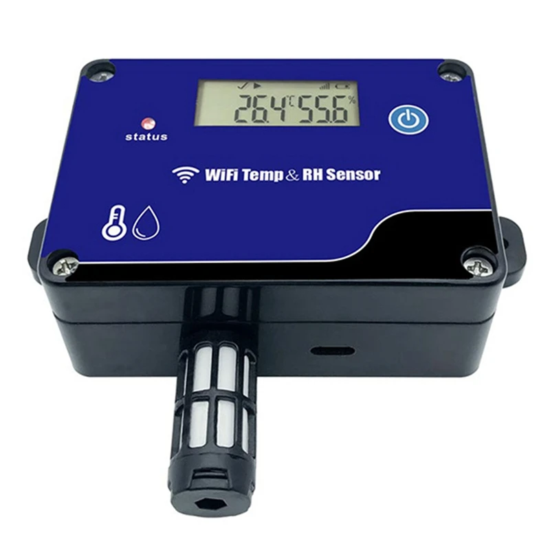 새로운 WiFi501B WiFi 온도 및 습도 센서 과도 감지 부저 알람 온실 창고용 WiFi 전송-A09I