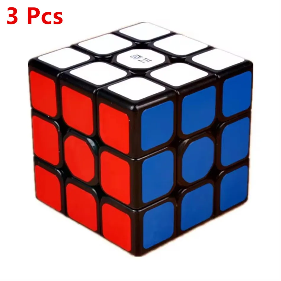 3 Pcs (Black Cube)