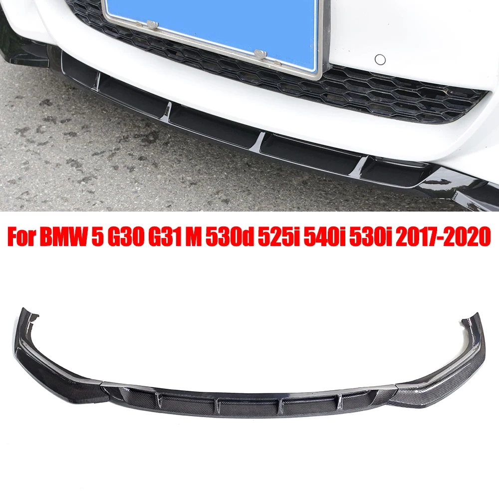 

Modified Splitter Deflector Front Bumper Lip Guard Chin Tuning Body Kit Refit For BMW 5 G30 G31 M 530d 525i 540i 530i 2017-2020