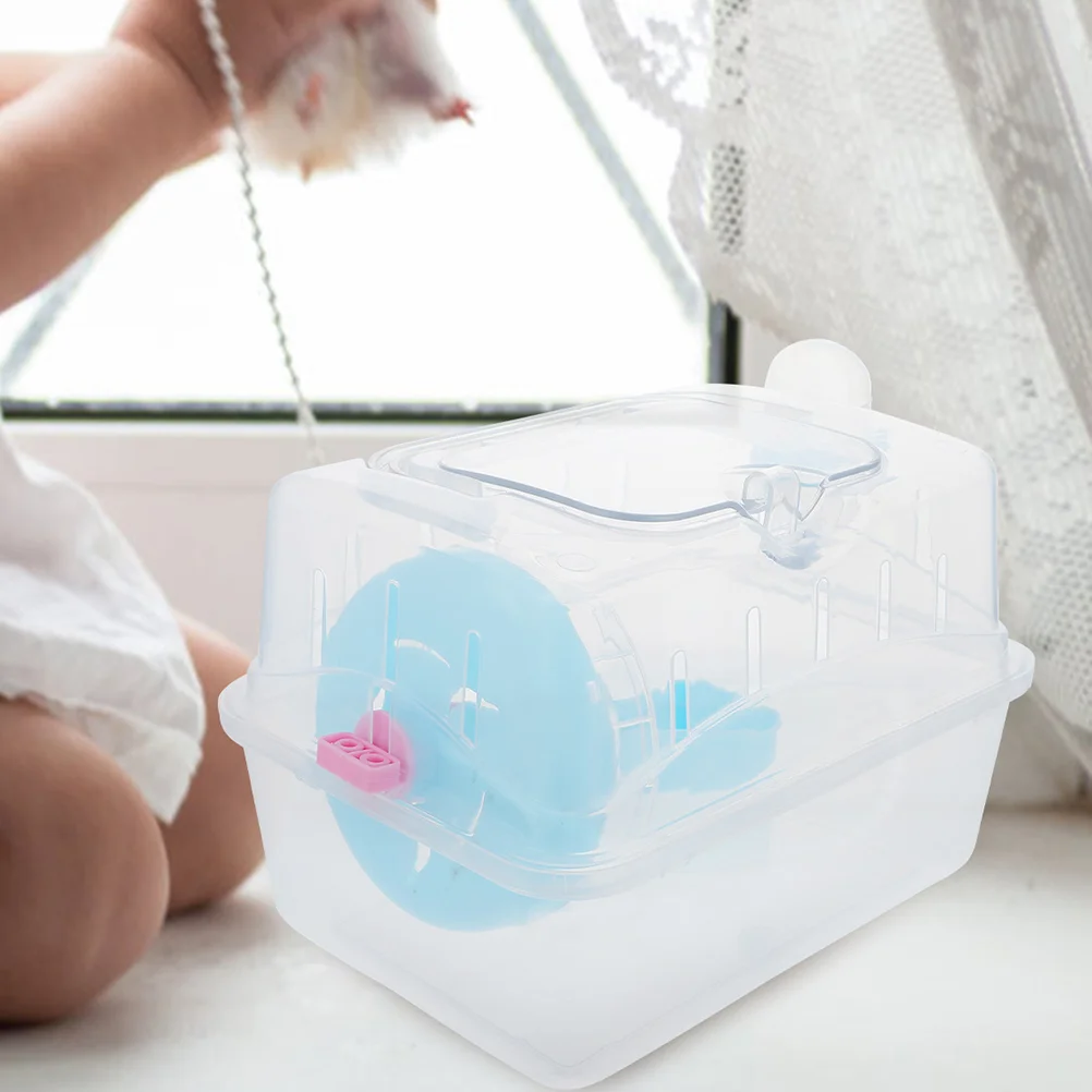 

Hamster Travel Carrier Guinea Pig Portable Outdoor Travel Cage Carry Case Box for Small Animal