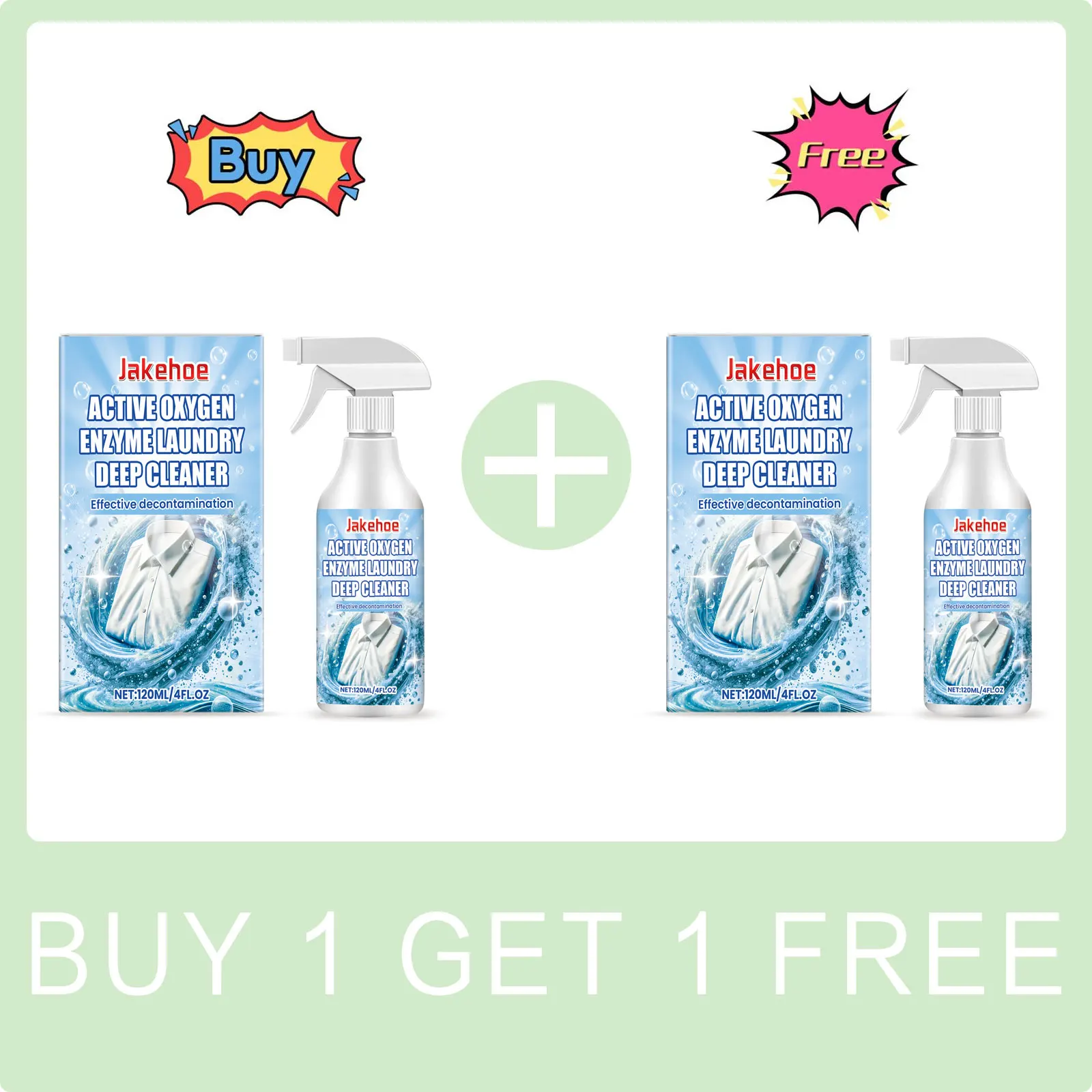 Active Oxygen Stain Remover Clothes Decontamination Oil Sweat Stains Removal Natural Laundry Cleaner Clothing Cleansing Liquid