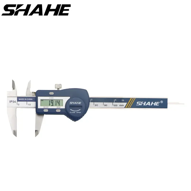

SHAHE IP54 Waterproof 100 mm 0.01 mm Digital Caliper Stainless Steel Electronic Vernier Caliper Micrometer Measuring Tool