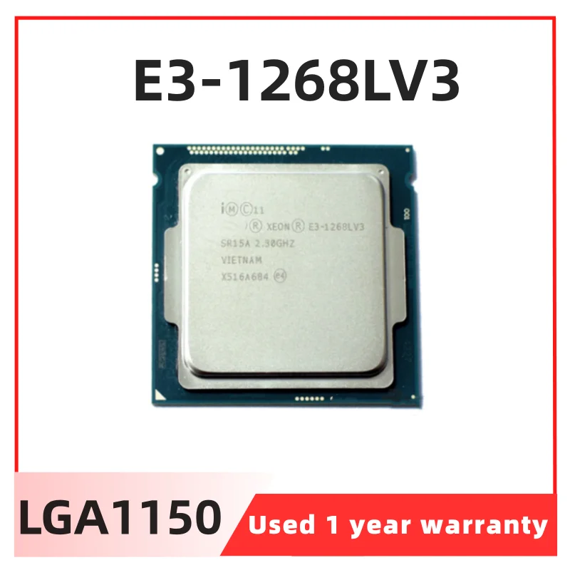 

Xeon E3-1268LV3 E3 1268L V3 CPU 2,30 GHz 8M LGA1150 четырехъядерный E3 1268LV3 E31268LV3 процессор