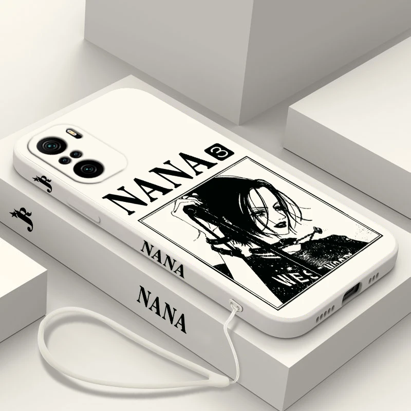 thumbnail image 1 of Funda de teléfono de Anime NANA Fashion para Xiaomi Redmi Note 13 12 12Pro 11 11S 11T 10S 10 Pro Plus 5G Liquid Left Rope, 1 of 5