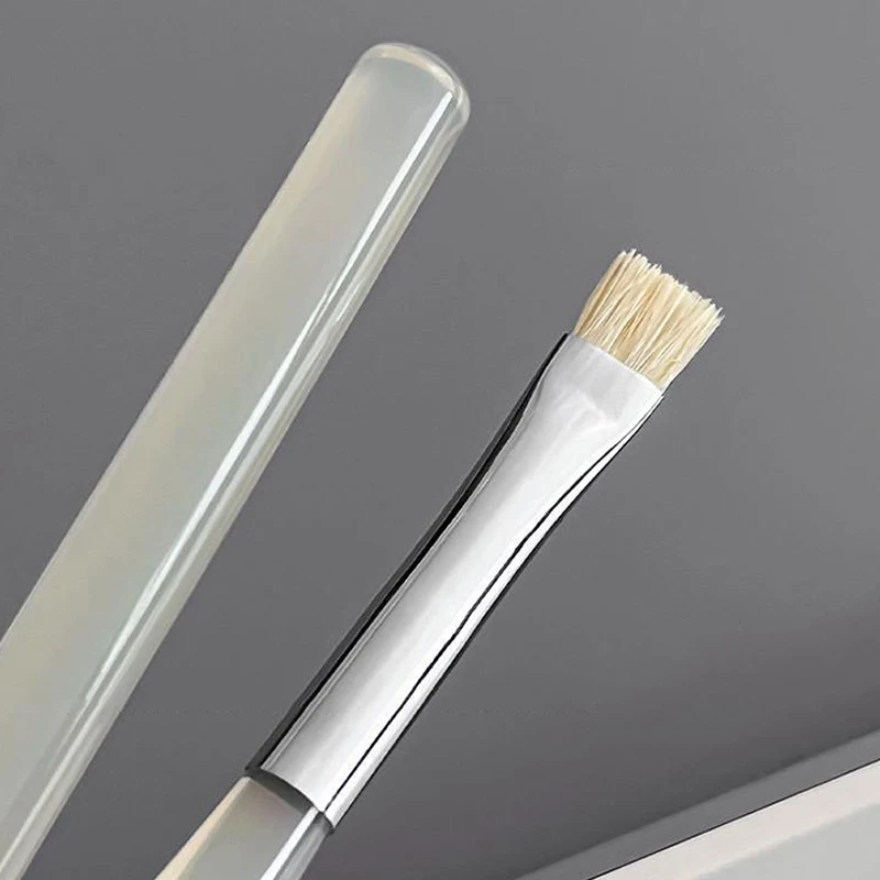 Pennello per Nail Art con Texture, Pennello per French Manicure, Pennello per Fototerapia, Strumento in Plastica per Pittura Manicure, Penna per Smalto - immagine 5