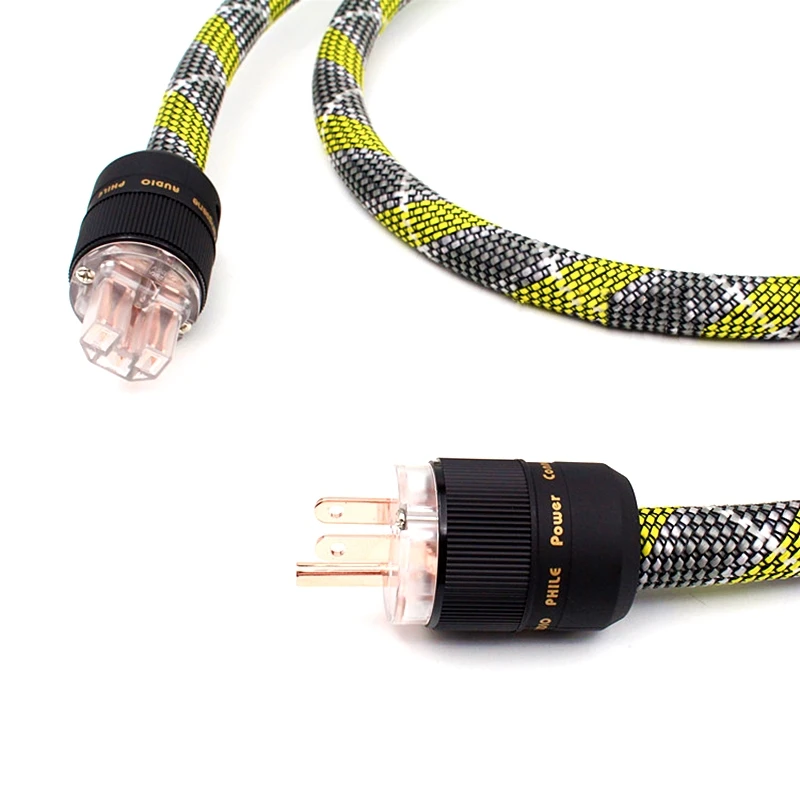 Аудиофил OFC медный проводник 3*4 мм кабель Hi-Fi аудио усилитель CD Amp AU US Plug Power Line (art.: 3920ba97b2fb2) - 3920ba97b2fb2