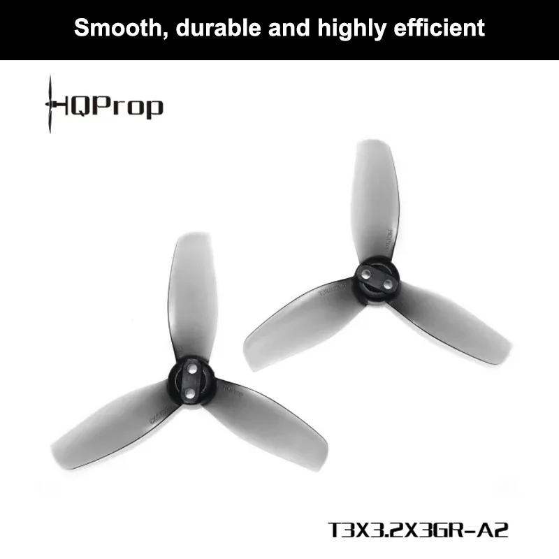 2 пары HQProp T3X3.2X3, 3 дюйма, 3 лопасти, пропеллер из материала ПК, реквизит, положительные отрицательные лопасти для FPV Drone DJI AVATA2, аксессуары thumbnail 5