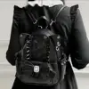 Japanese Bow Backpack Tote Cute Lace Cat Ear Student Large Capacity Women's Handbag Single Shoulder Bag 4