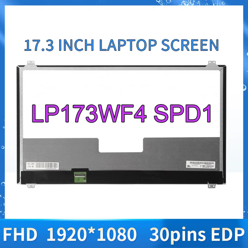 Original New 17.3-Inch IPS LP173WF4 SPD1 LP173WF4 (SP) (D1) FHD 1920 * ...