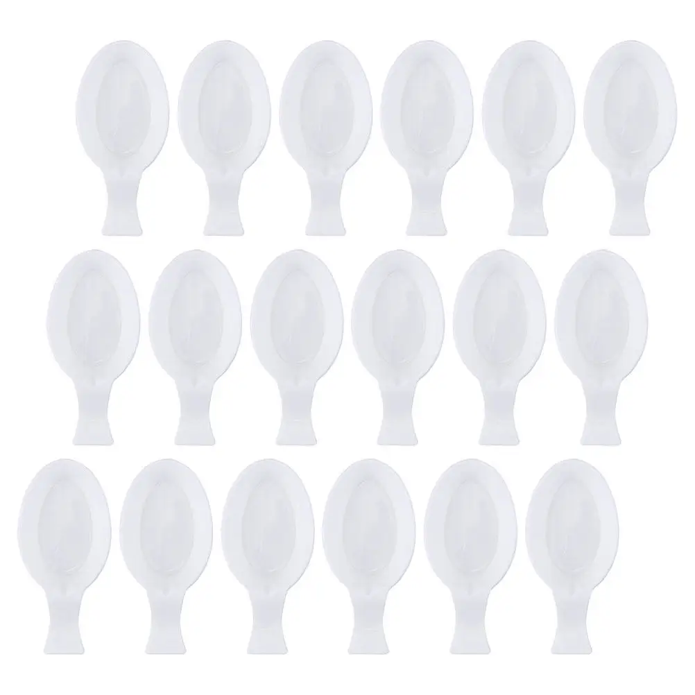 20Pcs 플라스틱 잉크 접시 브러시 레스트 초보자를 위한 다기능 서예 도구 전문가 잉크 흐름 관리 청소