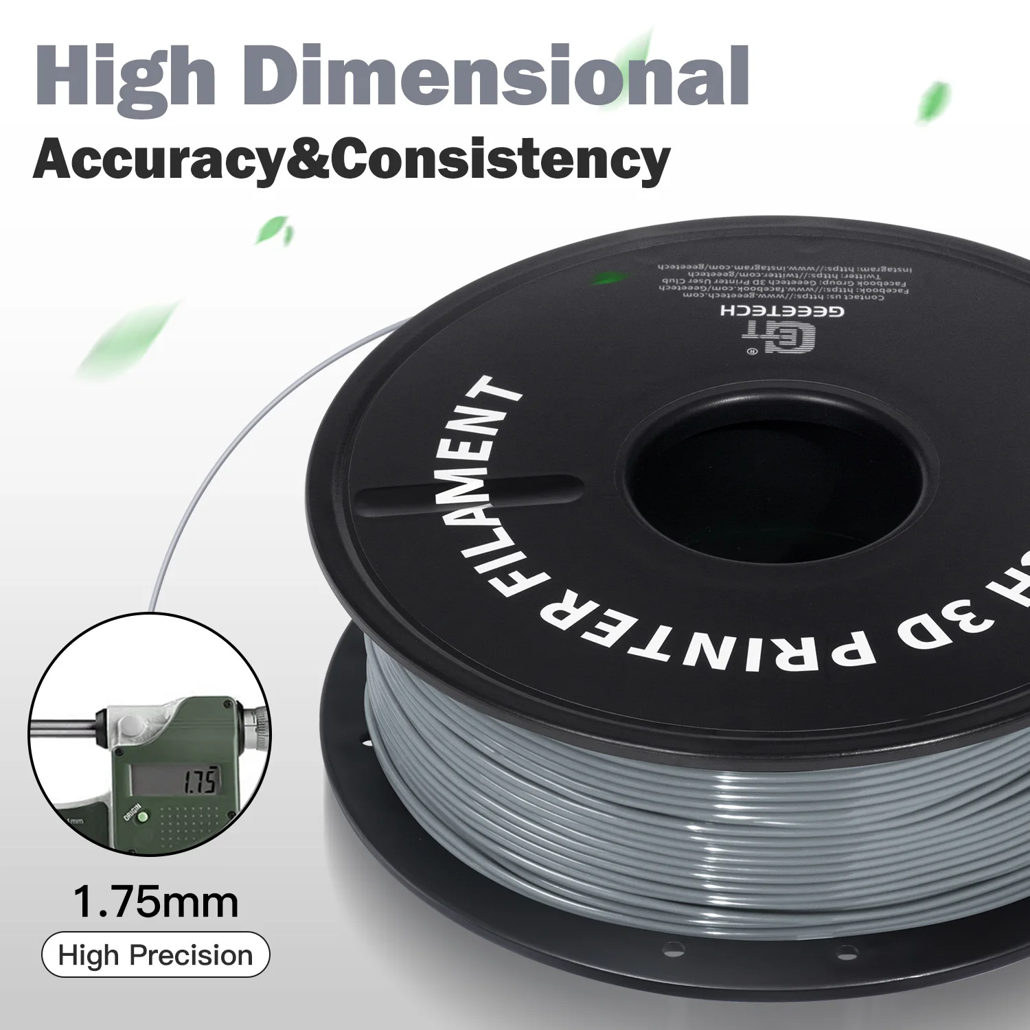 Material Flexível do Filamento de Geeetech 1kg 1.75 mm Tpu para Impressoras 3d no Exterior do Armazém Transporte Rápido - Imagem 3