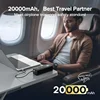 New PD100W Fast Charging Power Bank 20000mAh High Capacity Portable Charger External Spare Battery Laptop Powerbank for IPhone 6